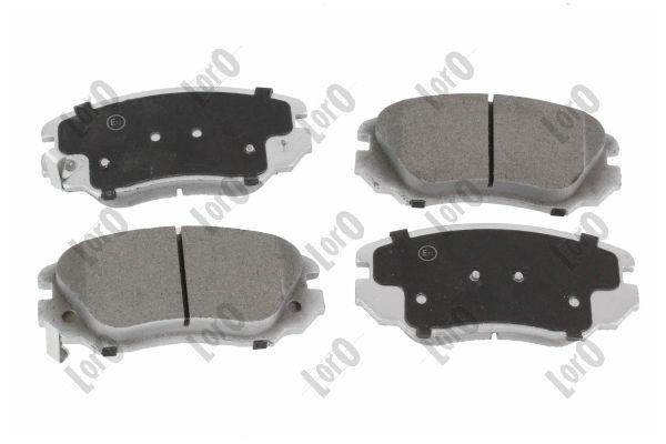 Jeu de 4 plaquettes de frein ABAKUS ref. 231-01-121
