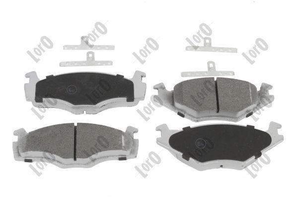 Jeu de 4 plaquettes de frein ABAKUS ref. 231-01-145