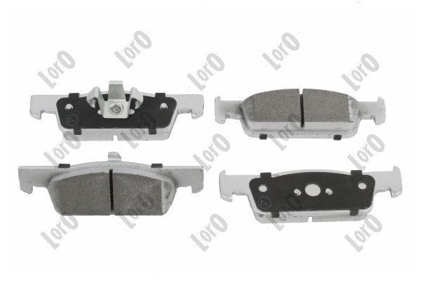 Jeu de 4 plaquettes de frein ABAKUS ref. 231-01-160