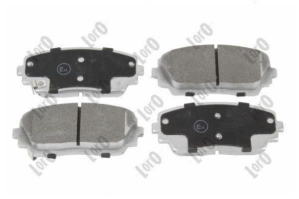 Jeu de 4 plaquettes de frein ABAKUS ref. 231-01-219