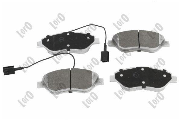 Jeu de 4 plaquettes de frein ABAKUS ref. 231-01-234