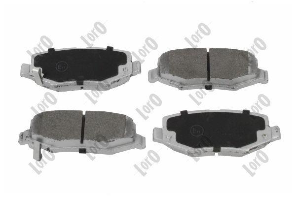 Jeu de 4 plaquettes de frein ABAKUS ref. 231-01-272