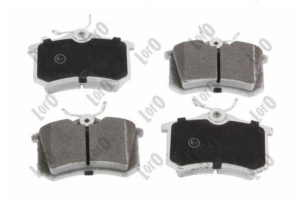 Jeu de 4 plaquettes de frein ABAKUS ref. 231-02-001