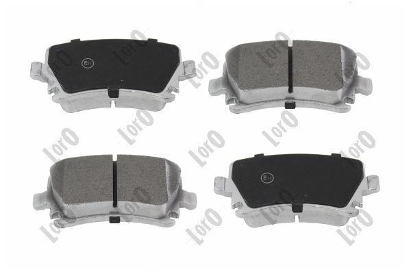 Jeu de 4 plaquettes de frein ABAKUS ref. 231-02-003