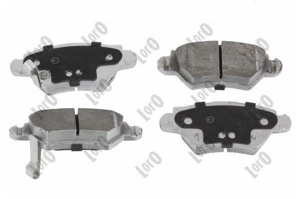 Jeu de 4 plaquettes de frein ABAKUS ref. 231-02-005