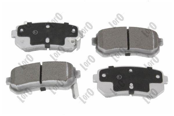 Jeu de 4 plaquettes de frein ABAKUS ref. 231-02-011