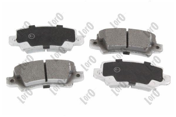 Jeu de 4 plaquettes de frein ABAKUS ref. 231-02-031