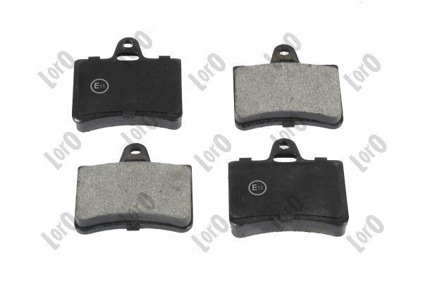 Jeu de 4 plaquettes de frein ABAKUS ref. 231-02-066