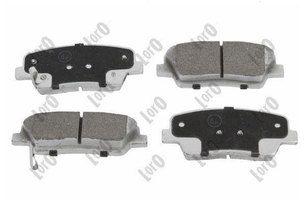Jeu de 4 plaquettes de frein ABAKUS ref. 231-02-084
