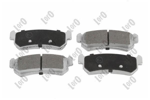 Jeu de 4 plaquettes de frein ABAKUS ref. 231-02-110