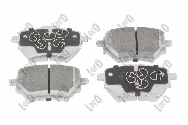 Jeu de 4 plaquettes de frein ABAKUS ref. 231-02-123