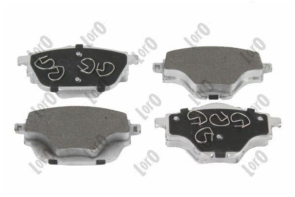 Jeu de 4 plaquettes de frein ABAKUS ref. 231-02-128