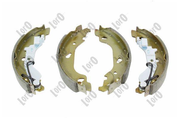 S 23 521 BREMBO Remschoenset 180 x 32 mm, Met handremhefboom S 23 521 voor FIAT PUNTO, GRANDE PUNTO ❱❱❱ prijs en ervaring
