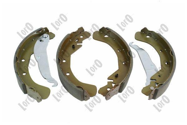 Jeu de 4 mâchoires de frein (Garniture de frein à tambour) ABAKUS ref. 231-05-029