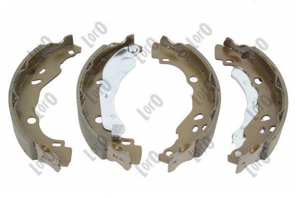 Jeu de 4 mâchoires de frein (Garniture de frein à tambour) ABAKUS ref. 231-05-068