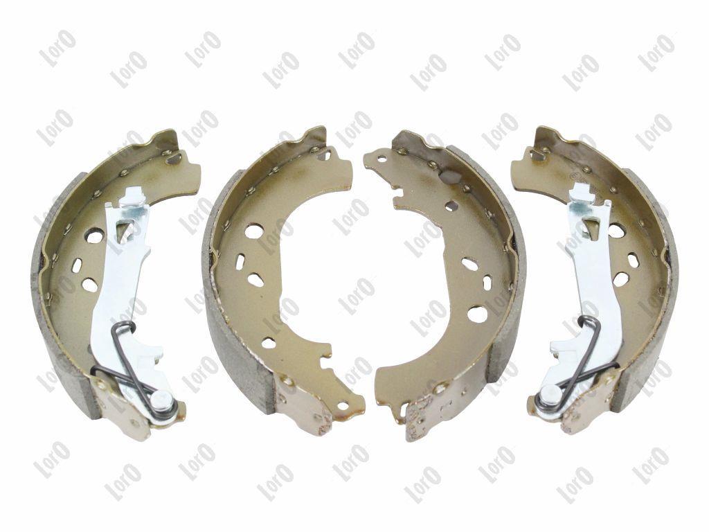 Jeu de 4 mâchoires de frein (Garniture de frein à tambour) ABAKUS ref. 231-05-084