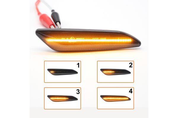 Kit de pilotos intermitentes ABAKUS ref. L01-140-002LED-SD