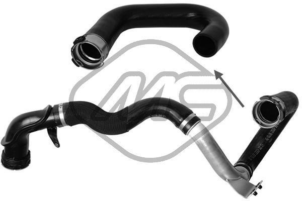 Durite de turbocompresseur (Durite de turbo) Metalcaucho ref. 07204