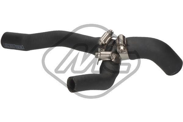 Durite de radiateur (Durite de refroidissement) Metalcaucho 08382