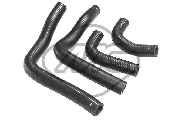 Durite de radiateur (Durite de refroidissement) Metalcaucho ref. 08835