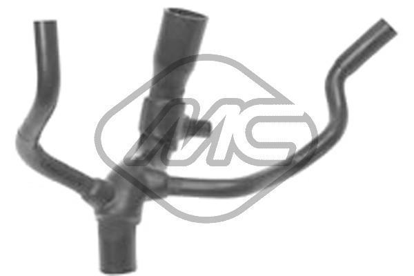 Durite de radiateur (Durite de refroidissement) Metalcaucho 09290