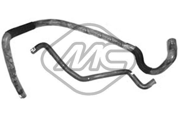 Durite de radiateur (Durite de refroidissement) Metalcaucho 09334