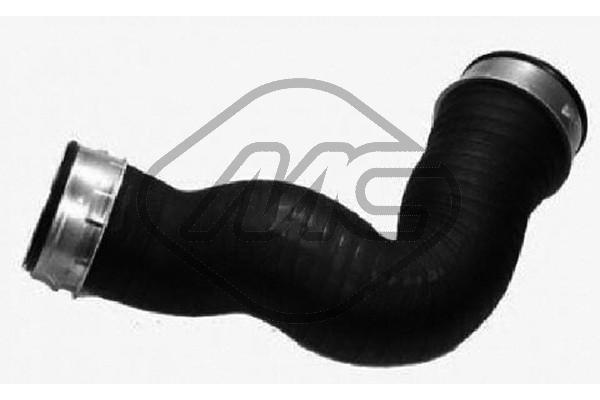 Durite de turbocompresseur (Durite de turbo) Metalcaucho ref. 09532
