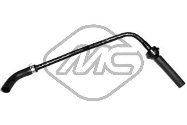 Durite de reniflard d'huile (Tuyau de vapeur d'huile moteur) Metalcaucho 09539