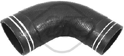 Durite de turbocompresseur (Durite de turbo) Metalcaucho ref. 09582