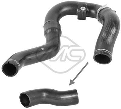 Durite de turbocompresseur (Durite de turbo) Metalcaucho ref. 09933