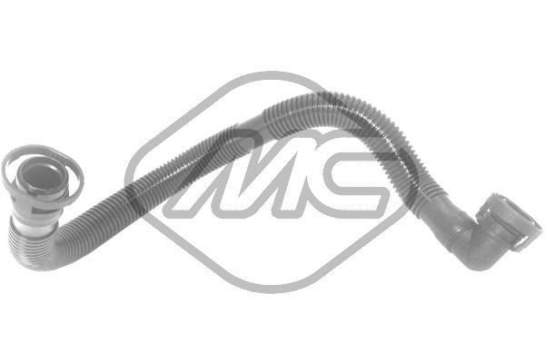Tuyau, ventilation de carter-moteur (Tuyau de vapeur d'huile moteur) Metalcaucho 35050