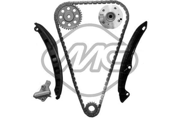 Jeu de distribution à chaînes (Kit chaîne de distribution) Metalcaucho ref. 58344