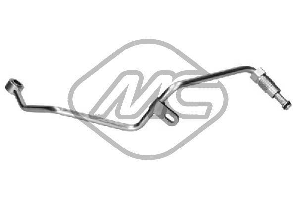 Tubo de óleo, compressor (Tubo de lubrificação) Metalcaucho ref. 92163