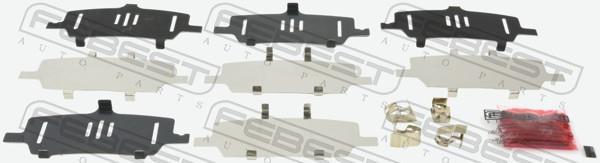 Kit d'accessoires pour plaquette de frein à disque FEBEST 0103-ASA33R