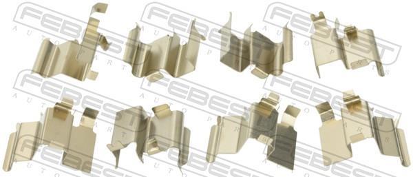Kit d'accessoires pour plaquette de frein à disque FEBEST 0103-UZJ100R