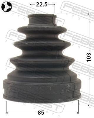Joint-soufflet, arbre de commande FEBEST ref. 0115-140T