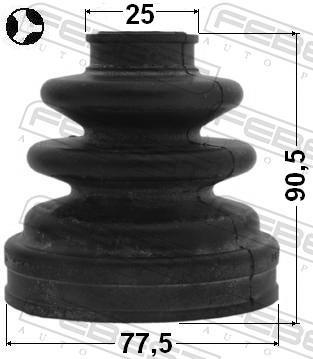 Fuelle, árbol de transmisión FEBEST ref. 0115-ACA20RT