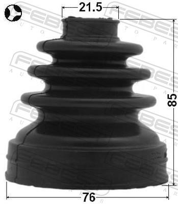 Fuelle, árbol de transmisión FEBEST ref. 0115-ACU35RT