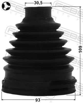 Joint-soufflet, arbre de commande FEBEST ref. 0115-GRJ150T