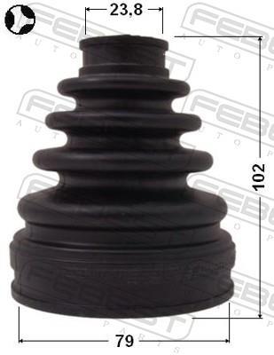 Fuelle, árbol de transmisión FEBEST ref. 0115-MCV30