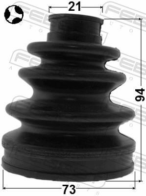 Joint-soufflet, arbre de commande FEBEST 0115-NHW20RHT