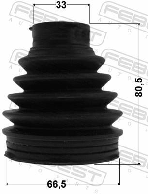 Joint-soufflet, arbre de commande FEBEST ref. 0115P-GRX133R