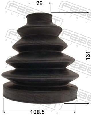 Fuelle, árbol de transmisión FEBEST ref. 0117-074