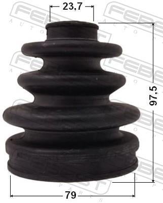 Fuelle, árbol de transmisión FEBEST ref. 0117-090
