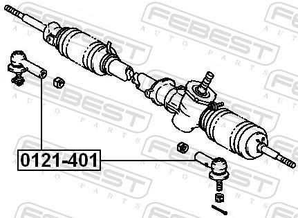 Rotule de direction FEBEST ref. 0121-401