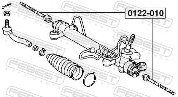 Tirante da direção FEBEST ref. 0122-010