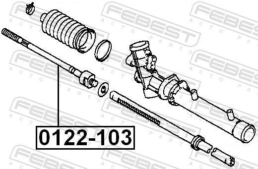 Tirante da direção FEBEST ref. 0122-103