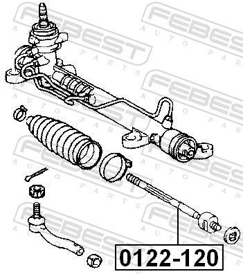 Tirante da direção FEBEST ref. 0122-120