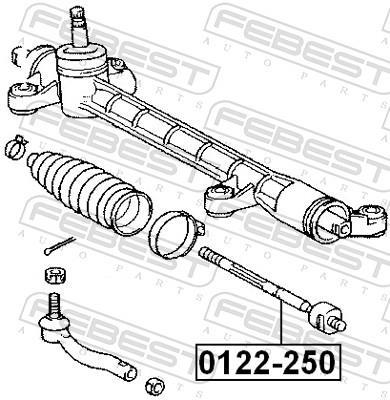 Tirante da direção FEBEST ref. 0122-250