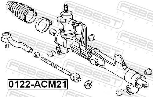 Tirante da direção FEBEST ref. 0122-ACM21
